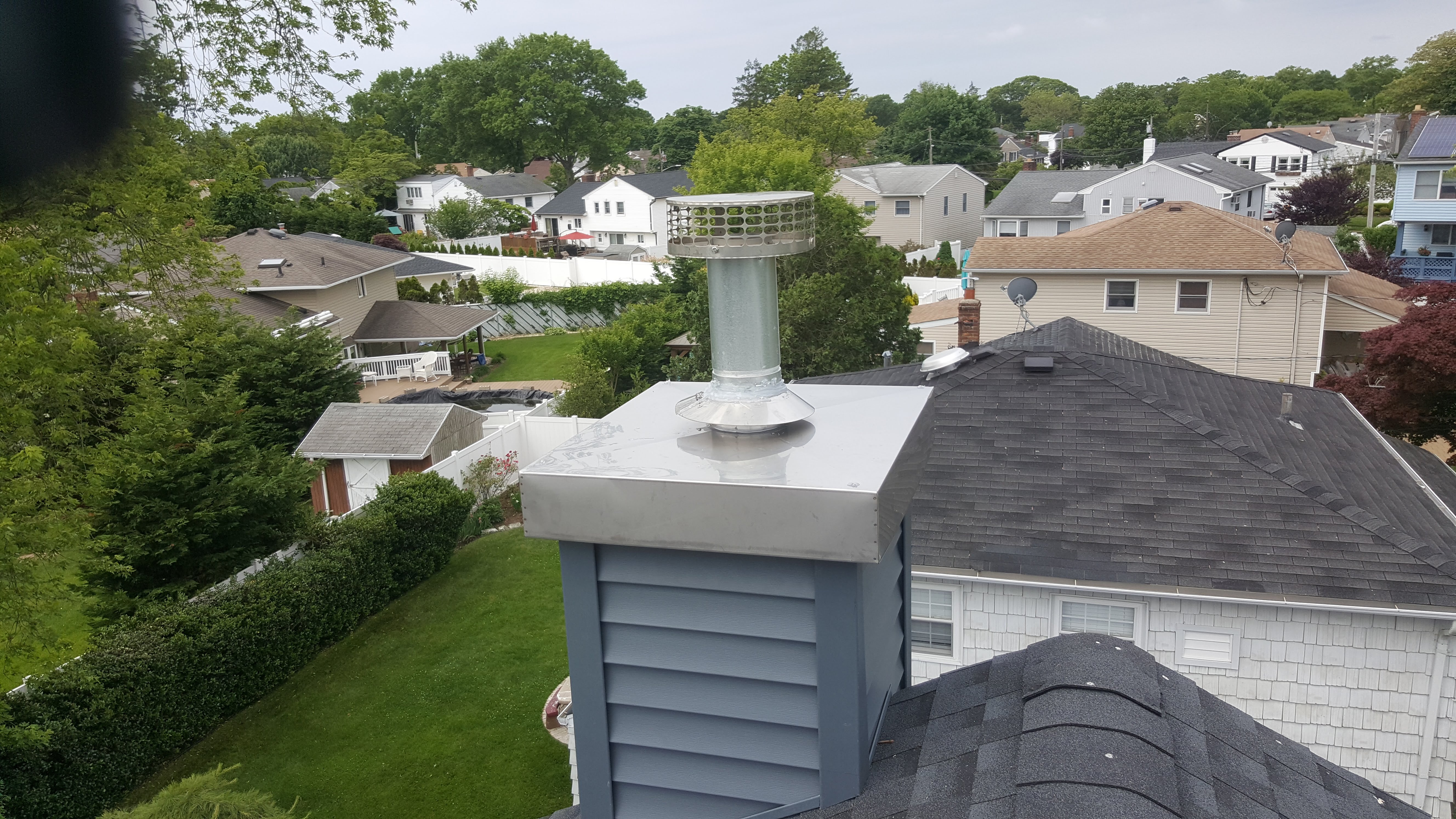Energy-saving top sealing damper installed in Valley Stream, New York